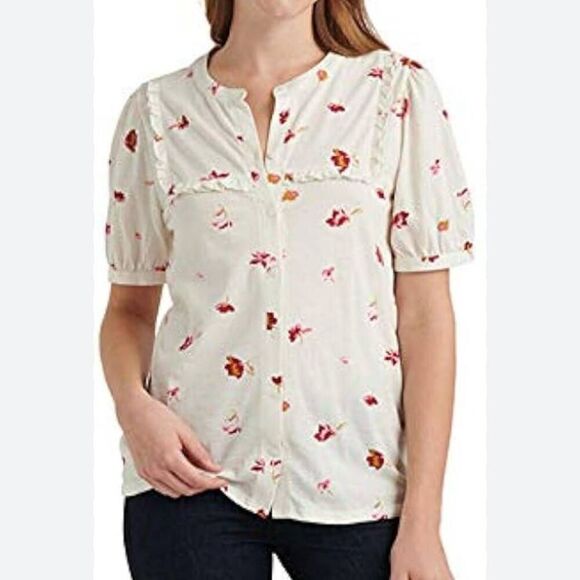 Lucky Brand Tops - Lucky Brand Floral Button Up Top